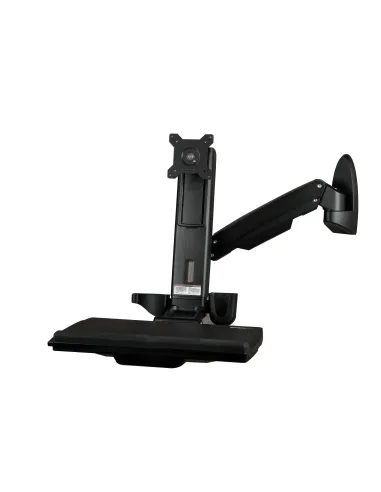 StarTech.com Estación de Trabajo de Pie y Sentado para Montaje en Pared - Para Un Monitor de hasta 24 Pulgadas - Escritorio