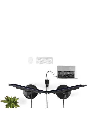 StarTech.com Adaptador Gráfico Externo USB 3.0 a DisplayPort Doble 4K60 DisplayLink - Cable Conversor USB 3.0 a DP de Vídeo