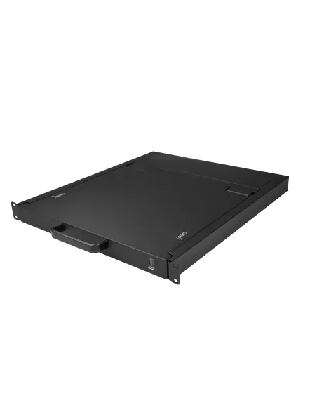 StarTech.com Consola KVM de Montaje en Rack de Servidores - Teclado QWERTY - KVM VGA de 1 Puerto con Monitor LCD de 19" -