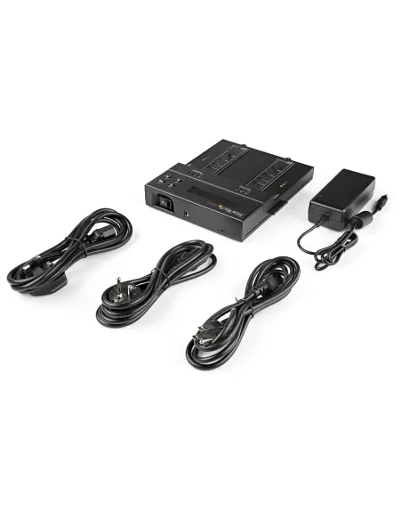 StarTech.com Clonador y Borrador Autónomo de Unidades de Almacenamiento SATA M.2 - NVMe M.2 - Duplicador Copiador Externo