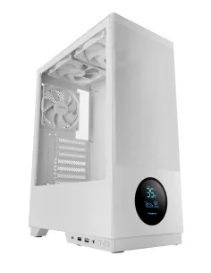 Tacens 2SAGITTA20W carcasa de ordenador Midi Tower Blanco