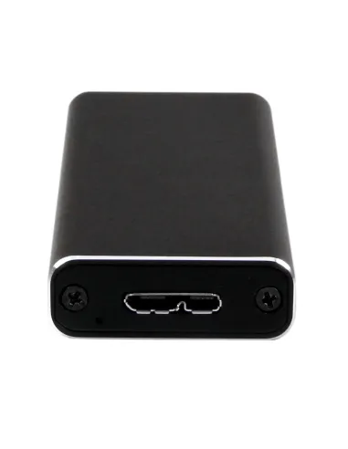 StarTech.com Caja USB 3.0 (5Gbps) a SSD M.2 de Aluminio con UASP - Negro - SATA NGFF M.2 con B Key y B+M Key - Caja Portátil