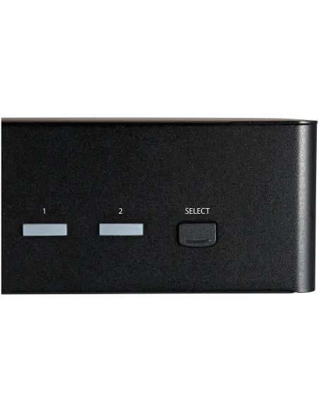 StarTech.com Switch Conmutador KVM de 2 Puertos HDMI 2.0 4K para 2 Monitores - Vídeo de 4K y 60Hz Ultra HD - HDR - Hub Ladrón