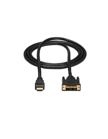 StarTech.com Cable Adaptador Conversor HDMI a DVI-D de 1,8m - Macho a Macho - Convertidor de Vídeo - Negro