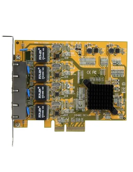 StarTech.com Tarjeta de Red PCI Express Ethernet Gigabit con 4 Puertos RJ45