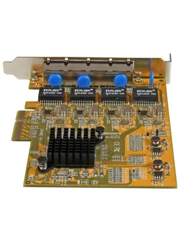 StarTech.com Tarjeta de Red PCI Express Ethernet Gigabit con 4 Puertos RJ45
