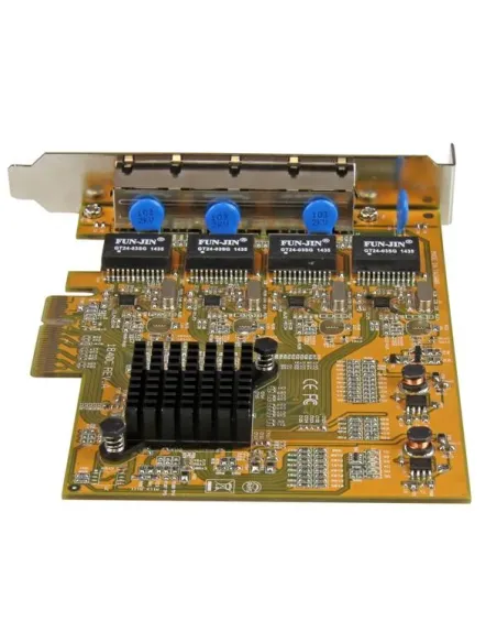 StarTech.com Tarjeta de Red PCI Express Ethernet Gigabit con 4 Puertos RJ45