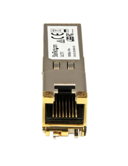 StarTech.com Módulo Transceptor SFP Compatible con Cisco GLC-T - 1000BASE-T - SFP a RJ45 Cat6   Cat5e - SFP Ethernet Gigabit de