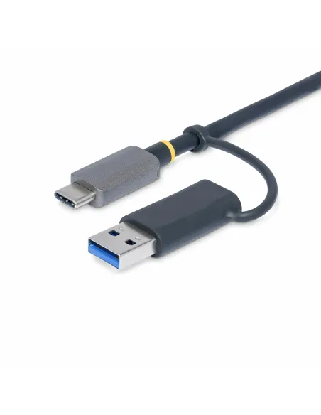 StarTech.com Lector USB 3.0 de Tarjetas de Memoria Flash SD CompactFlash y microSD - Grabador USB-C de Tarjetas de Memoria -