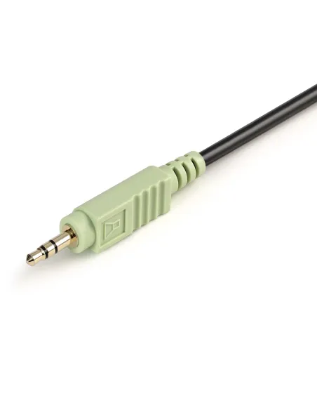 StarTech.com Cable KVM 4 en 1 de 1,8m con DVI USB Audio y Micrófono