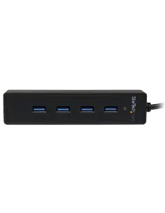 StarTech.com Adaptador Concentrador Hub Ladrón USB 3.0 (5Gbps) Super Speed Portátil de 4 Puertos Salidas - Negro 2