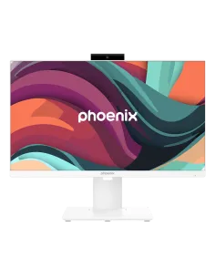 Barebone all in one 23.8 pulgadas campro blanco placa asus h610t2 ddr5 adaptador 120w