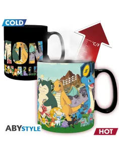 Taza termica abystyle pokemon ¡atrápalos a todos!