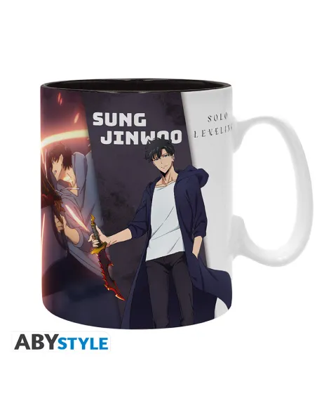 Taza abystyle solo leveling jinwoo & igris