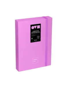 CAJA DE PROYECTOS 5CM EN POLYFOAM UNEQUAL MINIMAL LAVANDA GRAFOPLAS 91271269