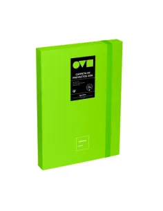 CAJA DE PROYECTOS 3CM EN POLYFOAM UNEQUAL MINIMAL VERDE GRAFOPLAS 91271021