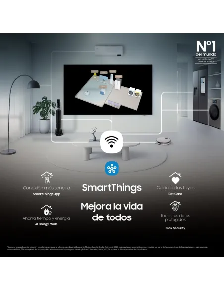 Samsung TV 85" Crystal UHD U8075F 4K Smart TV 2025