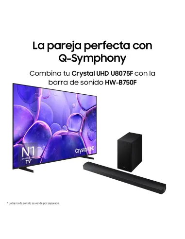 Samsung TV 85" Crystal UHD U8075F 4K Smart TV 2025