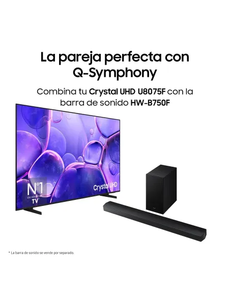 Samsung TV 85" Crystal UHD U8075F 4K Smart TV 2025