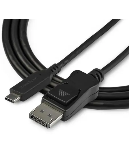 StarTech.com Cable de 1m USB-C a DisplayPort 1.4 - Convertidor Adaptador de Vídeo USB Tipo C 8K 5K 4K - HBR3 HDR DSC - Cable