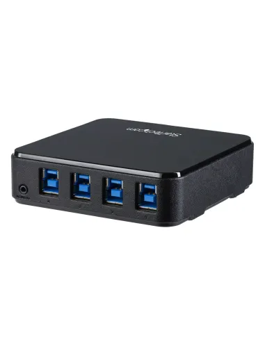 StarTech.com Switch Conmutador USB 3.0 (5Gbps) 4x4 para Compartir Dispositivos Periféricos
