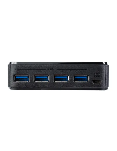 StarTech.com Switch Conmutador USB 3.0 (5Gbps) 4x4 para Compartir Dispositivos Periféricos