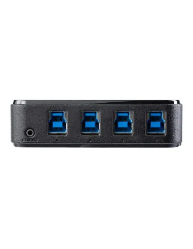 StarTech.com Switch Conmutador USB 3.0 (5Gbps) 4x4 para Compartir Dispositivos Periféricos