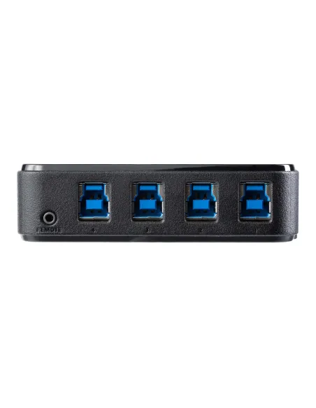 StarTech.com Switch Conmutador USB 3.0 (5Gbps) 4x4 para Compartir Dispositivos Periféricos