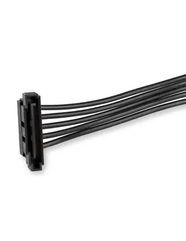 StarTech.com Cable Adaptador Bifurcador Divisor Splitter de Alimentación SATA de 40cm - 4x Receptáculos Hembra SATA