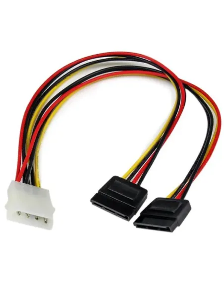 StarTech.com Adaptador Cable Divisor Molex 4 Pines a SATA - 2x Hembra SATA y 1x Macho LP4