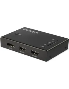 StarTech.com Switch Conmutador de Vídeo HDMI de 4 Puertos - 3x HDMI y 1x DisplayPort - 4K 60Hz