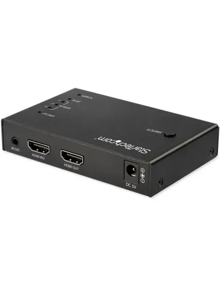 StarTech.com Switch Conmutador de Vídeo HDMI de 4 Puertos - 3x HDMI y 1x DisplayPort - 4K 60Hz