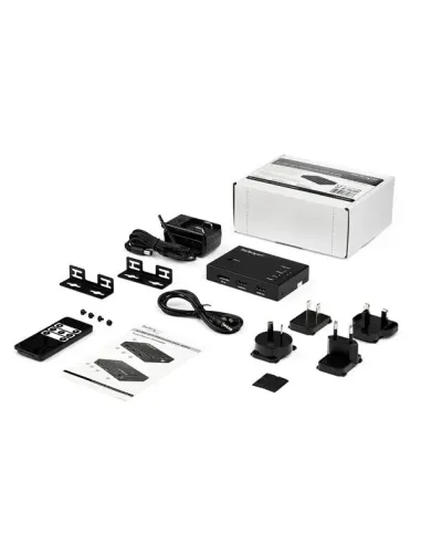 StarTech.com Switch Conmutador de Vídeo HDMI de 4 Puertos - 3x HDMI y 1x DisplayPort - 4K 60Hz