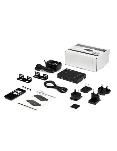 StarTech.com Switch Conmutador de Vídeo HDMI de 4 Puertos - 3x HDMI y 1x DisplayPort - 4K 60Hz