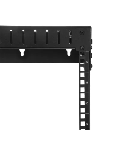 StarTech.com Rack de Servidores Abierto de 12U de Pared - de 19 Pulgadas - de 2 Columnas - de Profundidad Ajustable - para