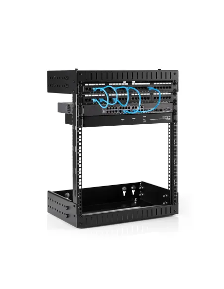 StarTech.com Rack de Servidores Abierto de 12U de Pared - de 19 Pulgadas - de 2 Columnas - de Profundidad Ajustable - para