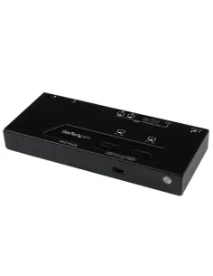 StarTech.com Switch Matricial HDMI de 2x2 con Conmutado Automático y Prioritario - Conmutador Matrix 1080p