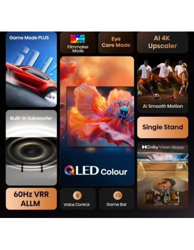 Hisense A7Q 75A7Q 190,5 cm (75") 4K Ultra HD Smart TV Wifi Negro