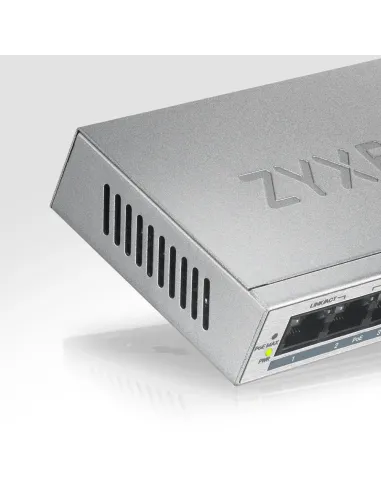Zyxel GS1005HP No administrado Gigabit Ethernet (10 100 1000) Energía sobre Ethernet (PoE) Plata