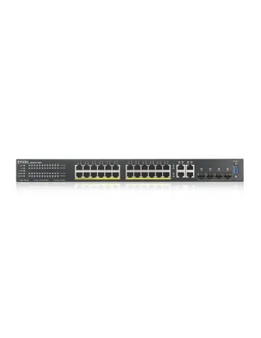 Zyxel GS2220-28HP-EU0101F switch Gestionado L2 Gigabit Ethernet (10 100 1000) Energía sobre Ethernet (PoE) Negro