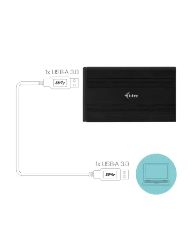 i-tec Advance MySafe AluBasic 2.5" USB 3.0