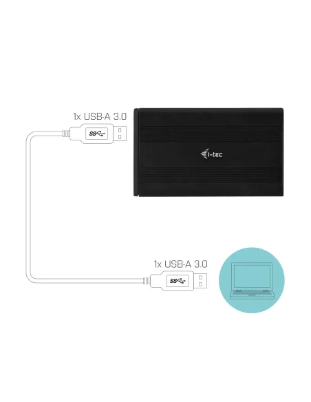 i-tec Advance MySafe AluBasic 2.5" USB 3.0