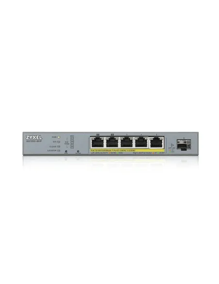 Zyxel GS1350-6HP-EU0101F switch Gestionado L2 Gigabit Ethernet (10 100 1000) Energía sobre Ethernet (PoE) Gris