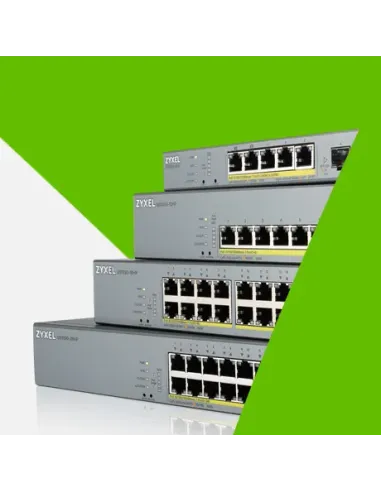 Zyxel GS1350-6HP-EU0101F switch Gestionado L2 Gigabit Ethernet (10 100 1000) Energía sobre Ethernet (PoE) Gris