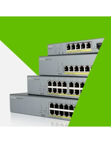 Zyxel GS1350-6HP-EU0101F switch Gestionado L2 Gigabit Ethernet (10 100 1000) Energía sobre Ethernet (PoE) Gris