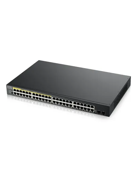 Zyxel GS1900-48HPv2 Gestionado L2 Gigabit Ethernet (10 100 1000) Energía sobre Ethernet (PoE) Negro