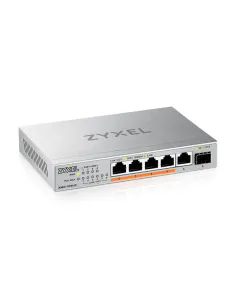 Zyxel XMG-105HP No administrado 2.5G Ethernet (100 1000 2500) Energía sobre Ethernet (PoE) Plata