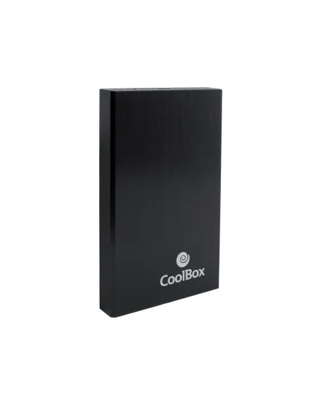 CoolBox CAJA CARCASA HDD SSD 2.5" SLIMCHASE SCA2523 USB3.2 GEN1 ALUMINIO NEGRO