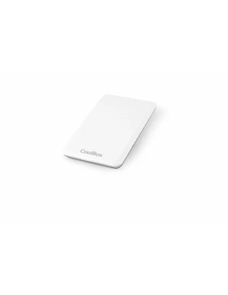 CoolBox SlimChase M-2503 Carcasa de disco duro SSD Blanco 2.5"