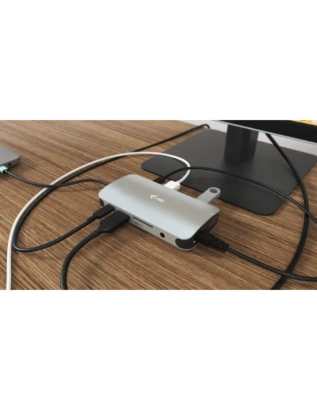 i-tec Metal USB-C Travel Nano Dock HDMI VGA with LAN + Power Delivery 100 W